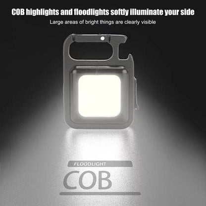 Multifunctional Glare Keychain with LED COB - ALLRJ