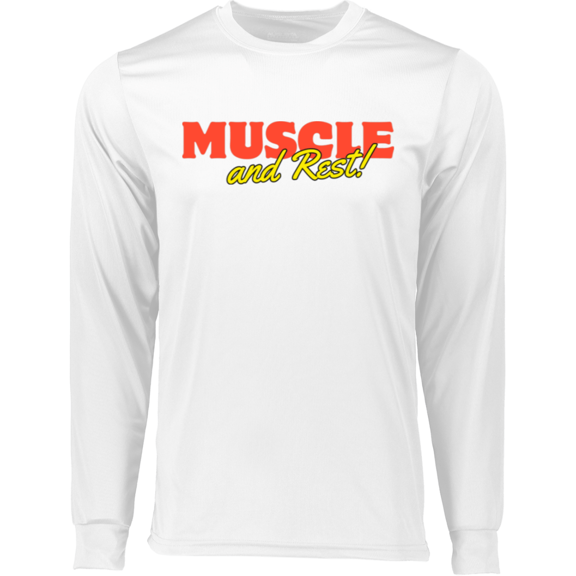Muscle & Rest Long Sleeve Moisture - Wicking Tee - ALLRJ