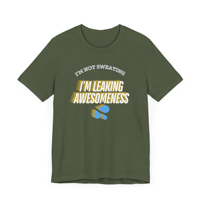 Allrj Not leaking Funny Gym Tee - ALLRJ