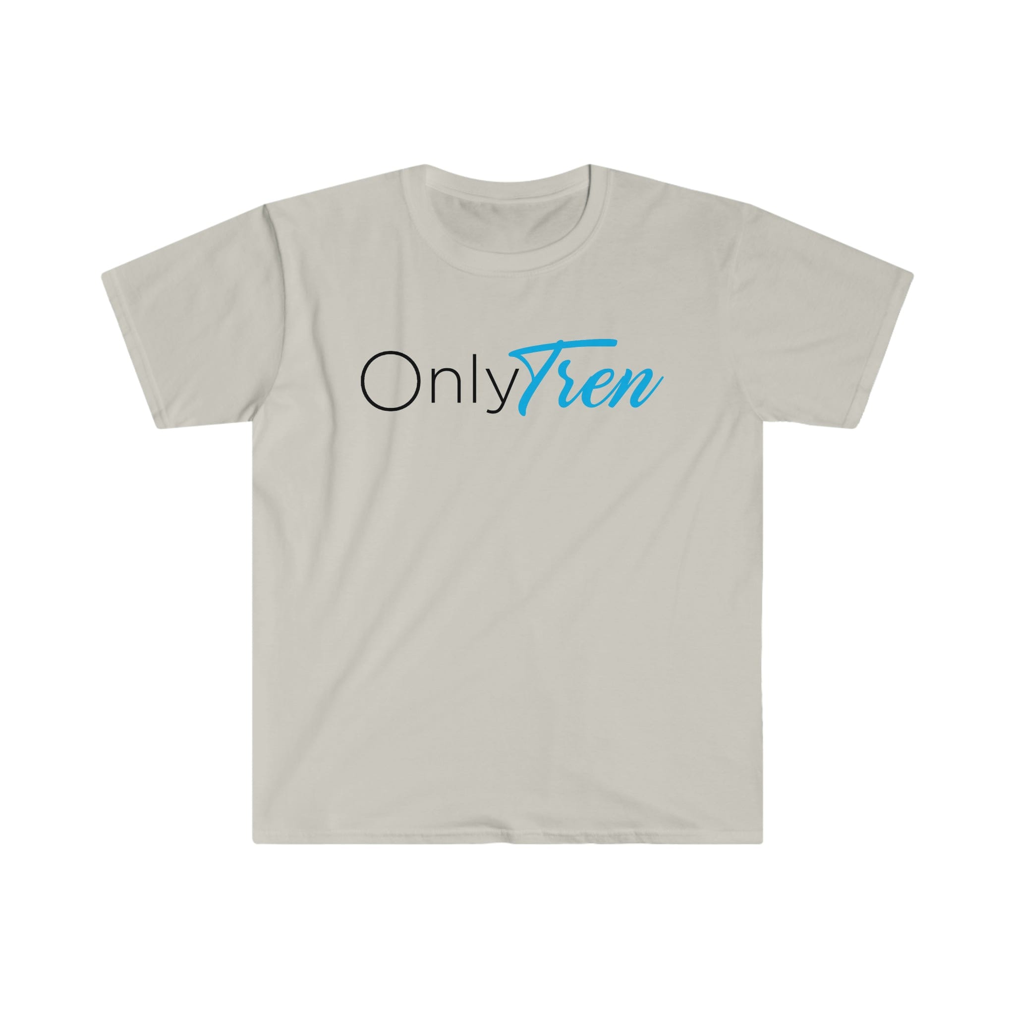 Printify T-Shirt Ice Grey / S Allrj OnlyTren Softstyle Gym T-Shirt