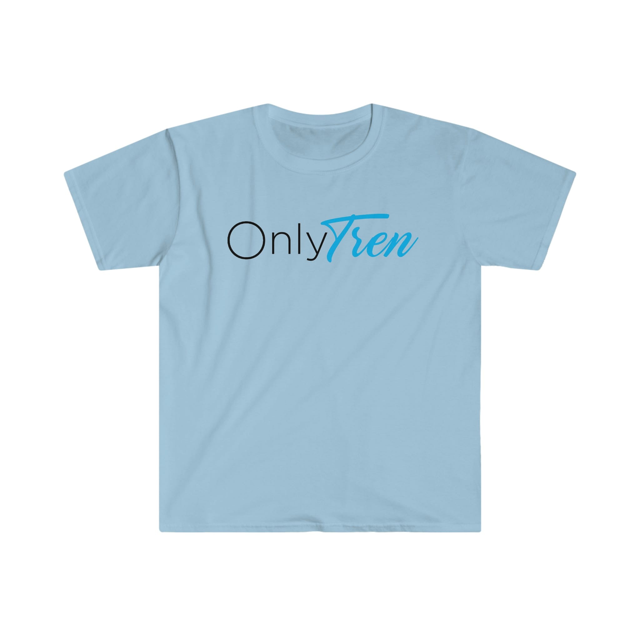 Printify T-Shirt Light Blue / S Allrj OnlyTren Softstyle Gym T-Shirt