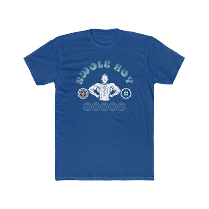 Printify T-Shirt Solid Royal / S Swole boy Premium Cotton Crew Tee