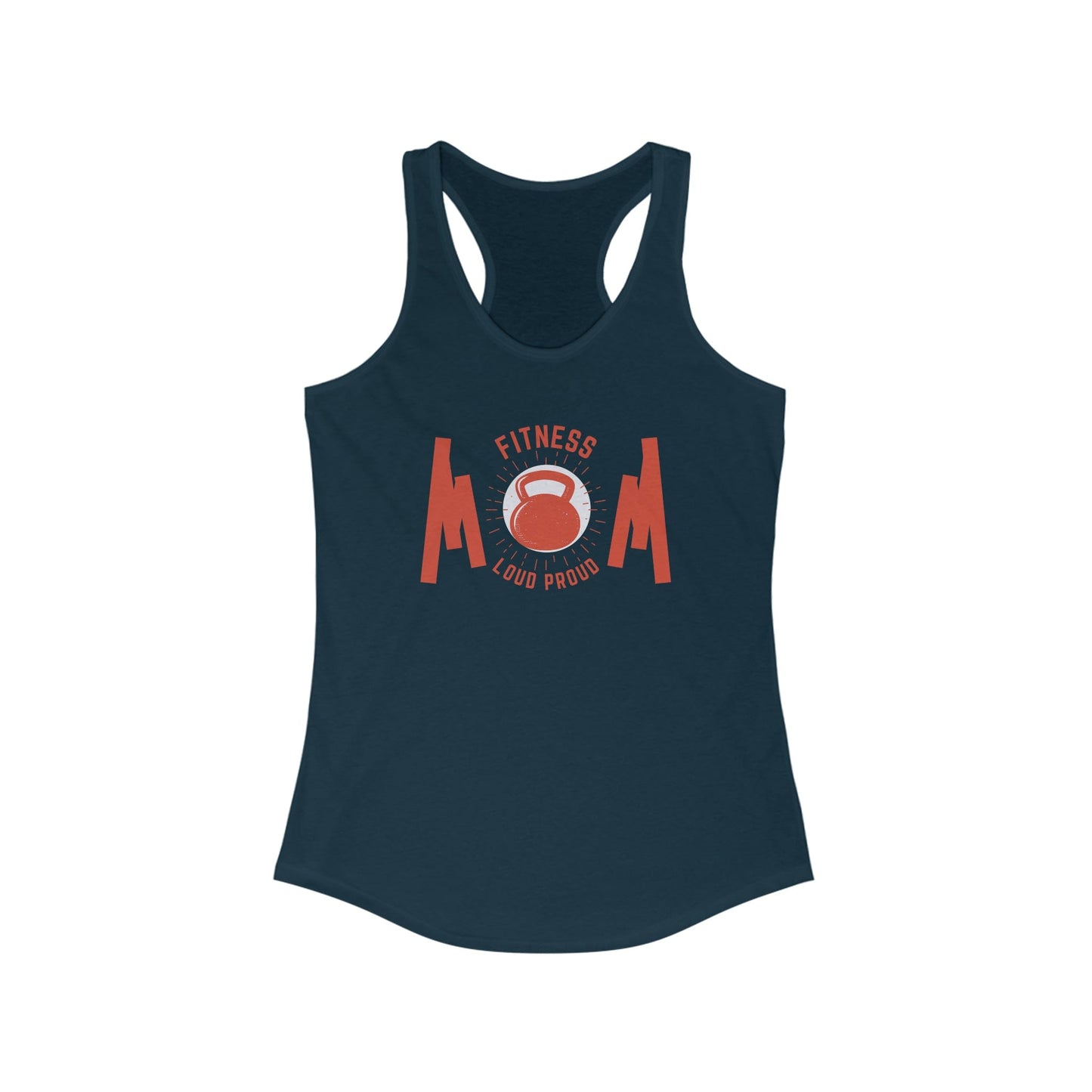 Printify Tank Top M / Solid Midnight Navy Allrj Loud and Proud