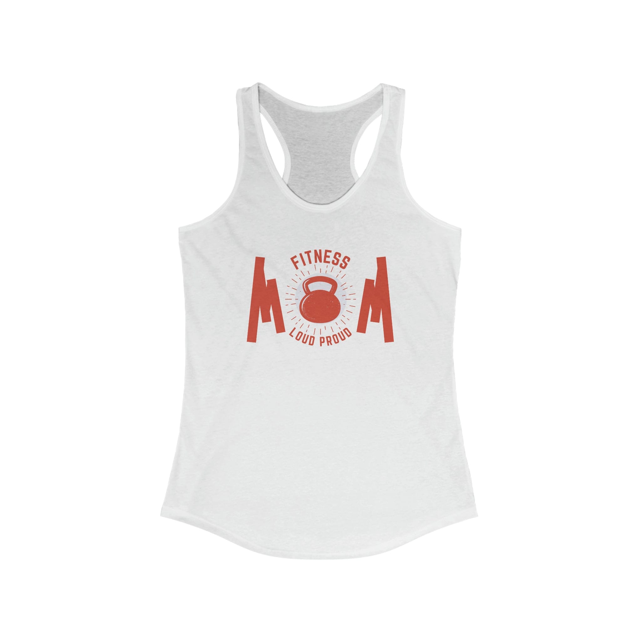 Printify Tank Top S / Solid White Allrj Loud and Proud