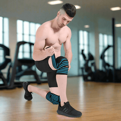 Pro Bodybuilding squat knee wraps - ALLRJ