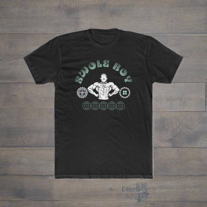 Swole boy Premium Cotton Crew Tee - ALLRJ