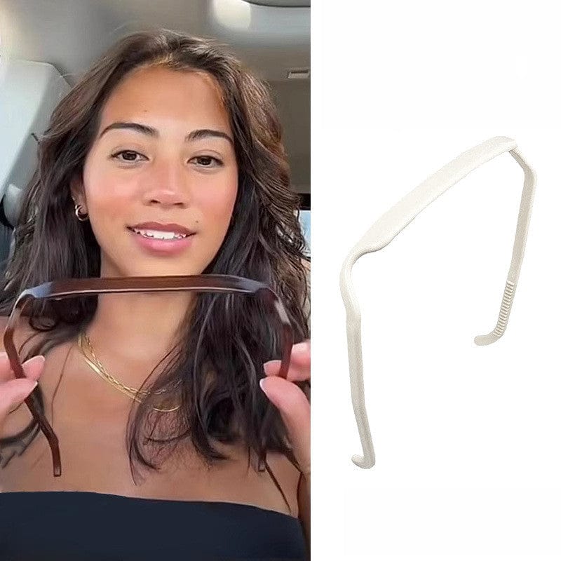 teelaunch Hair square White / 1PCS Square Glasses Headband For Women Hair-holding Hairpin