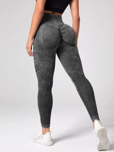 Trendsi High waist butt lift leggings Charcoal / S High Waist Active Pants