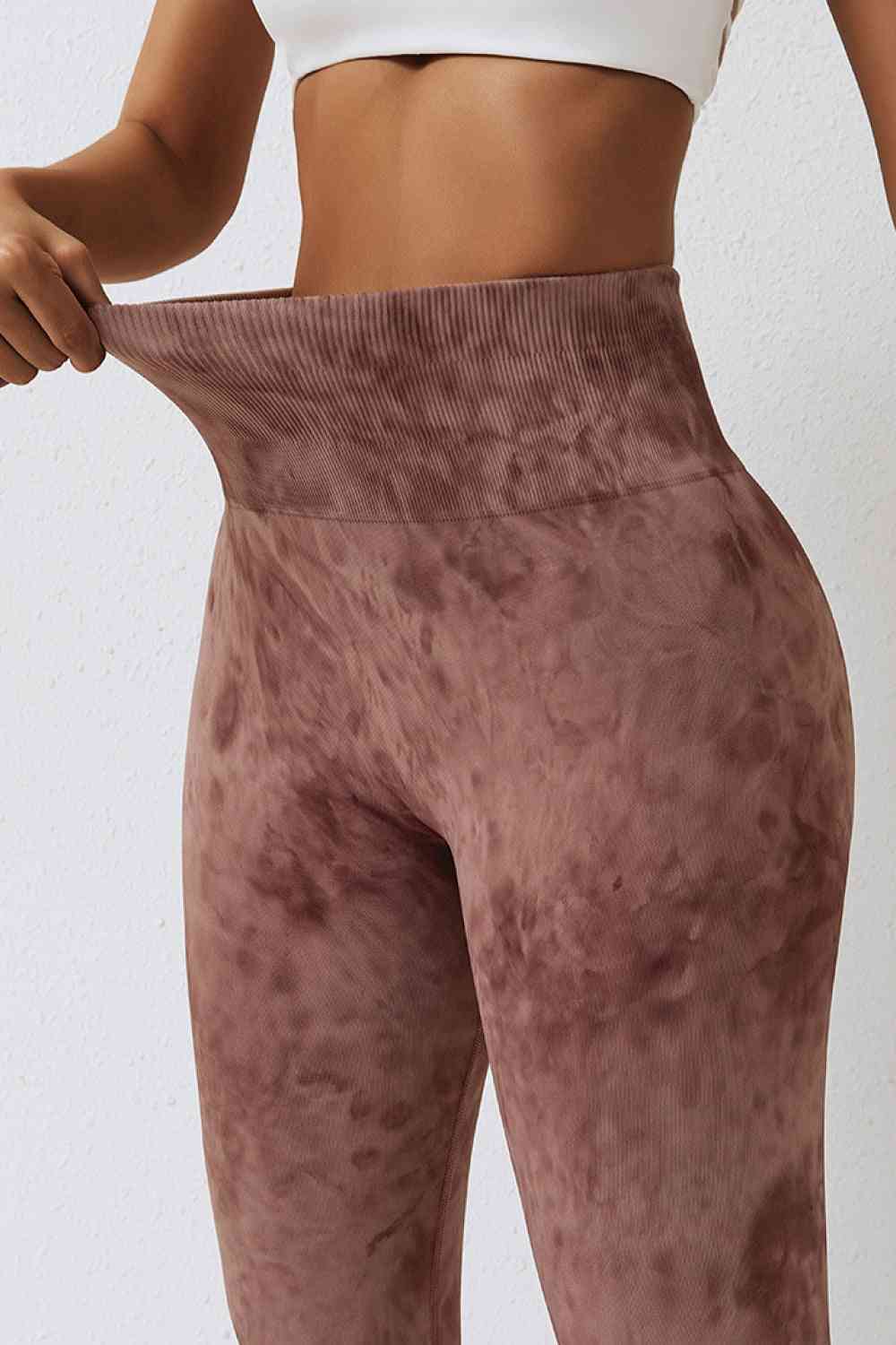 High Waist Tie-Dye Long Sports Pants - ALLRJ
