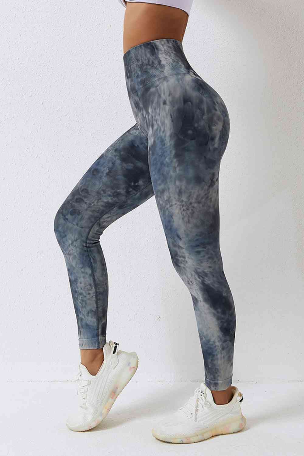 Trendsi leggins High Waist Tie-Dye Long Sports Pants