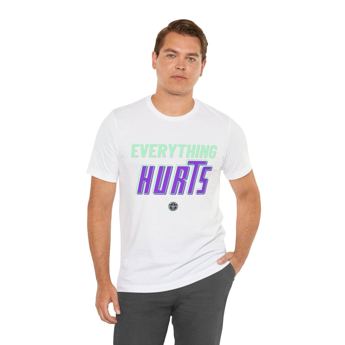 Unisex Gym Tee - Allrj Eerything hurts Workout Shirt - ALLRJ