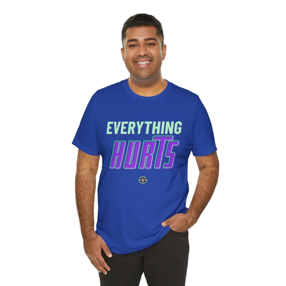 Unisex Gym Tee - Allrj Eerything hurts Workout Shirt - ALLRJ