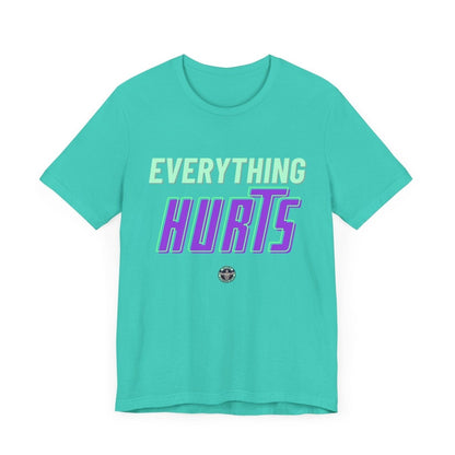 Unisex Gym Tee - Allrj Eerything hurts Workout Shirt - ALLRJ