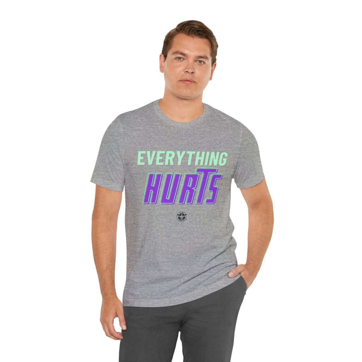 Unisex Gym Tee - Allrj Eerything hurts Workout Shirt - ALLRJ