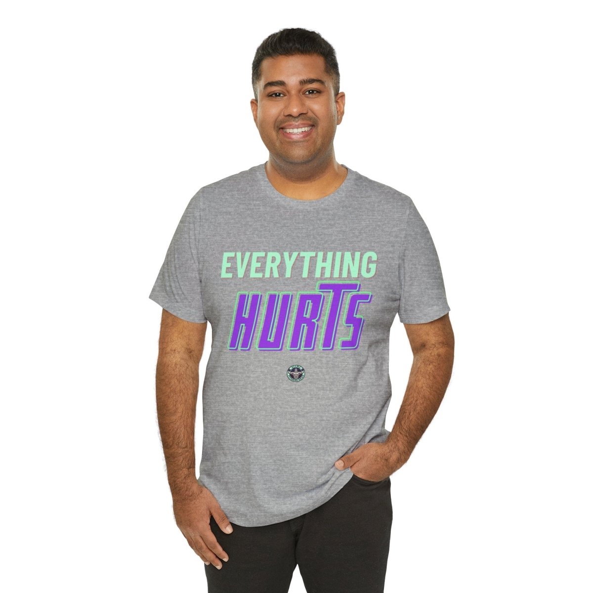 Unisex Gym Tee - Allrj Eerything hurts Workout Shirt - ALLRJ