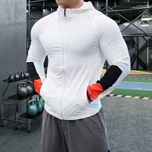 USAdrop White / (65-75kg) for L Men's Warmup Jacket