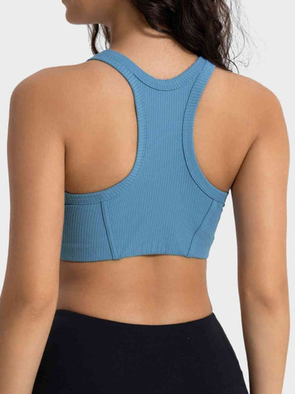 Wide Strap Cropped Sport Tank - ALLRJ