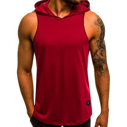 80’s Camo workout hooded vest. - ALLRJ