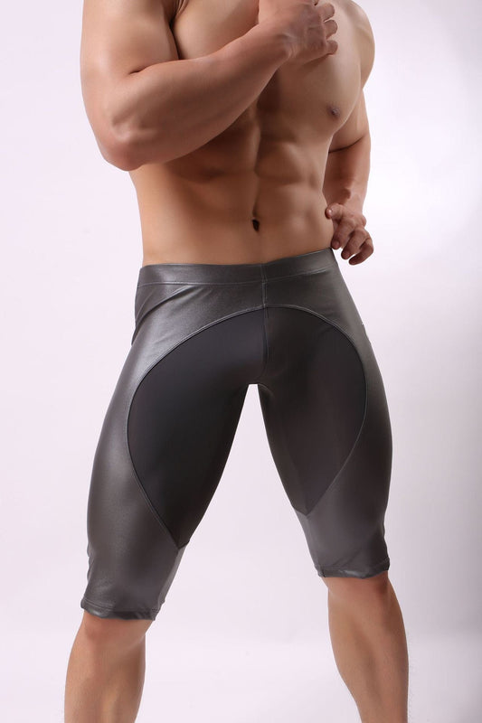 Men's Five Point compression tights Grey
