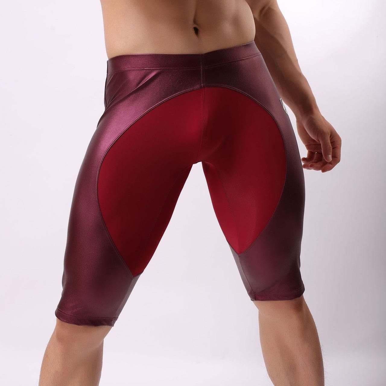 Men's Five Point compression tights Magenta