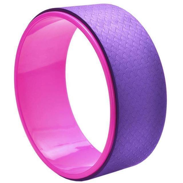 i Love yoga wheel Purple