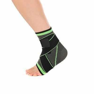 X Strap Ankle Brace With 3D Weaving Technology - Best Ankle Support Green