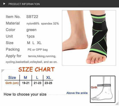 X Strap Ankle Brace With 3D Weaving Technology - Best Ankle Support