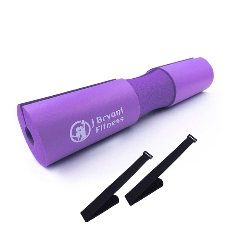 Bodybuilding Barbell Anti-slip Squat Pad Purple 1
