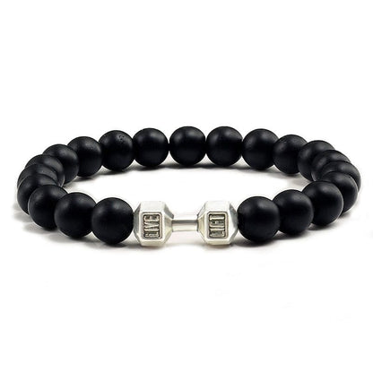 Live to lift beaded bracelet Matte-silver China
