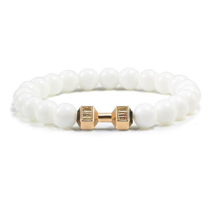 Live to lift beaded bracelet White-gold China