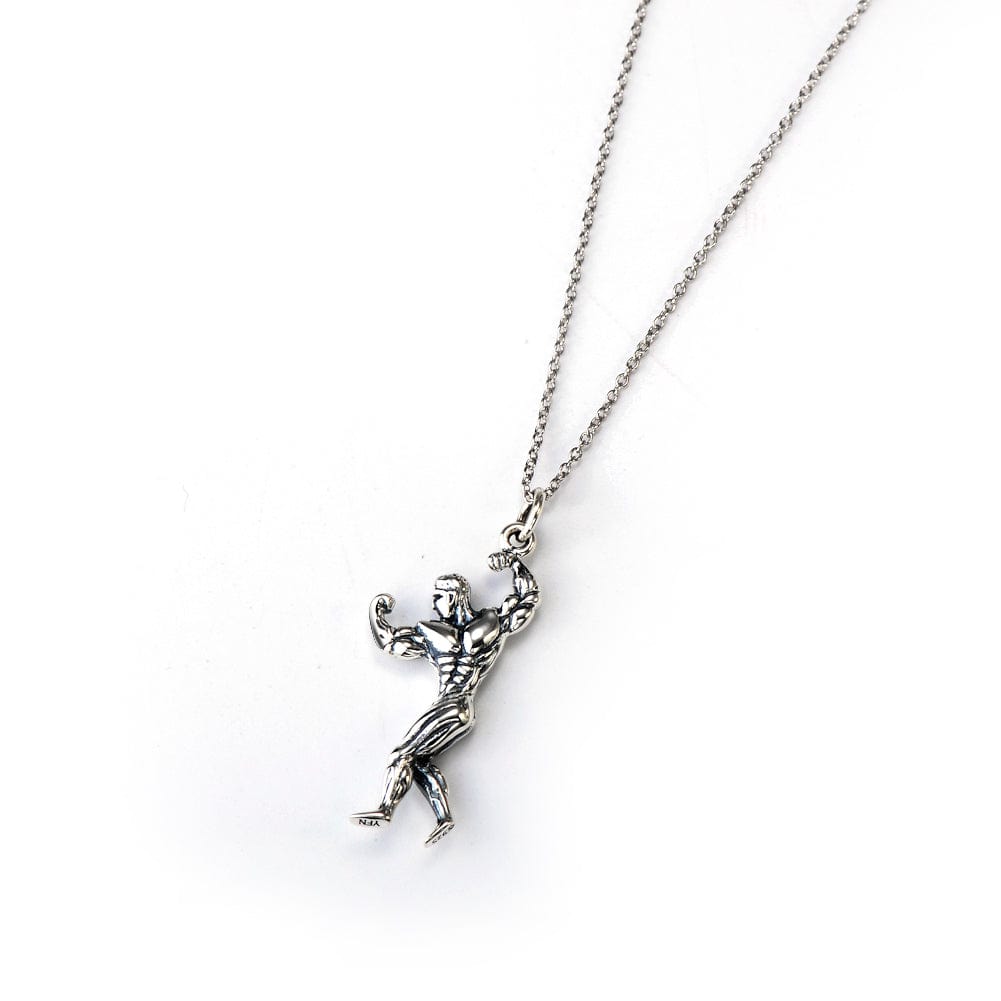Muscle Man Classic 925 Sterling Silver Necklace - ALLRJ