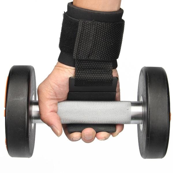 Lifting hooks with wrist guard