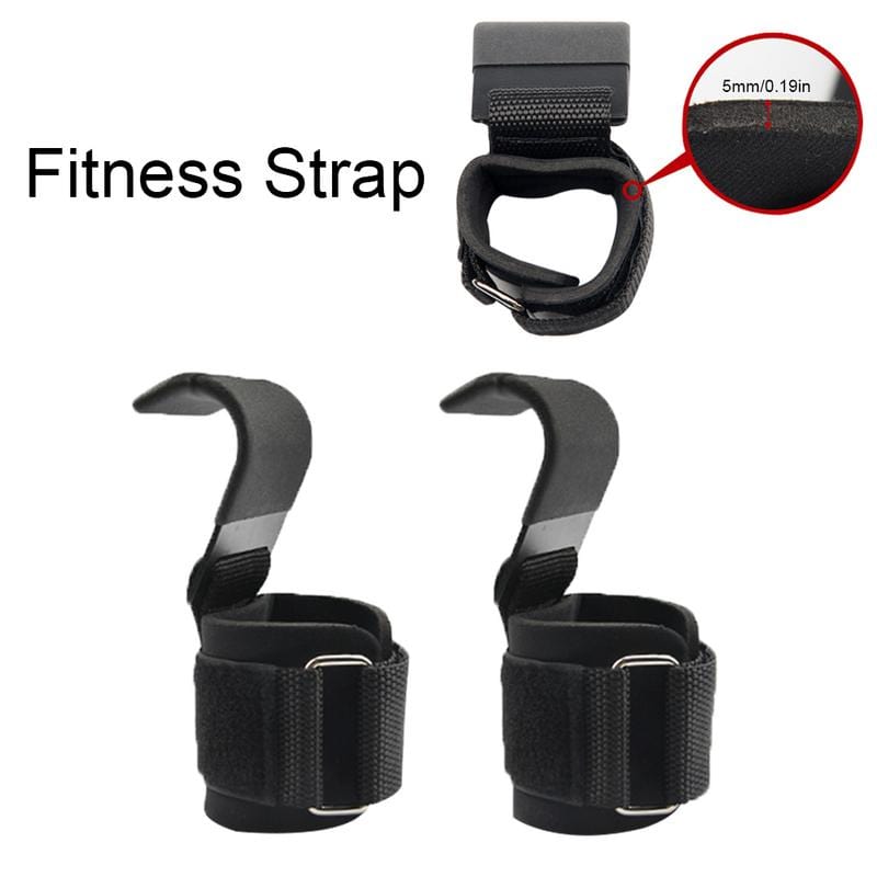 Lifting hooks with wrist guard