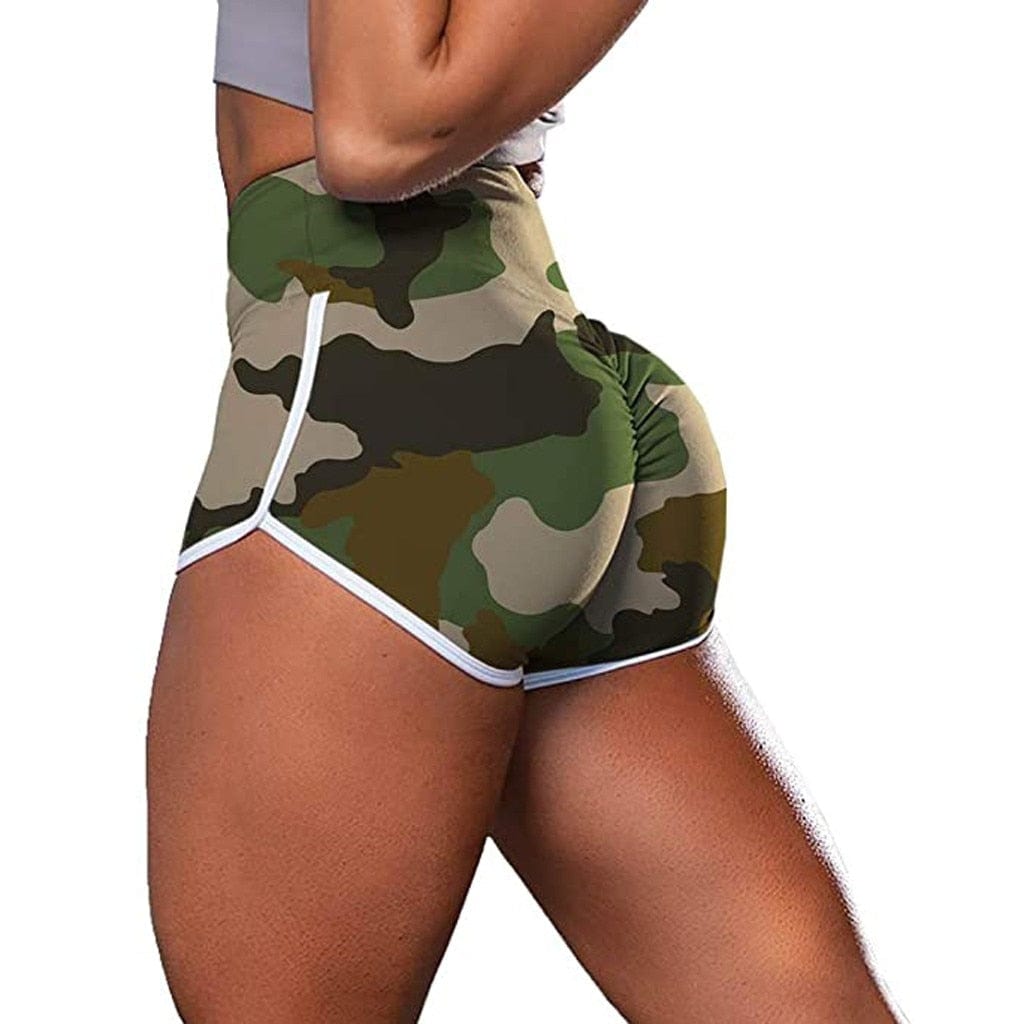 Women's 80's old school shorts Army Green