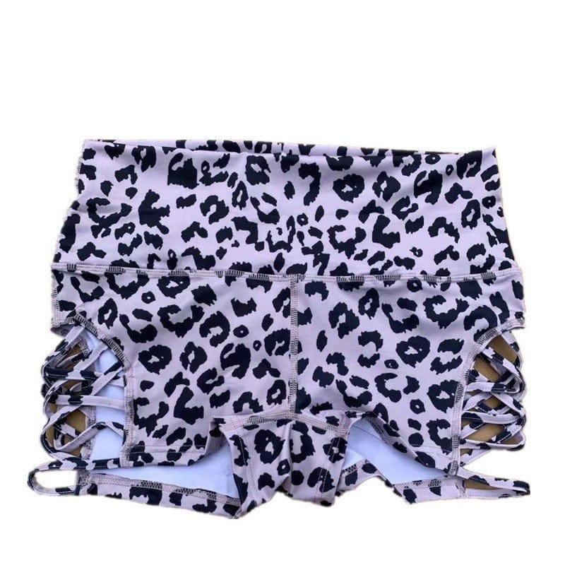 Tactical Woman Gym Shorts Leopard print