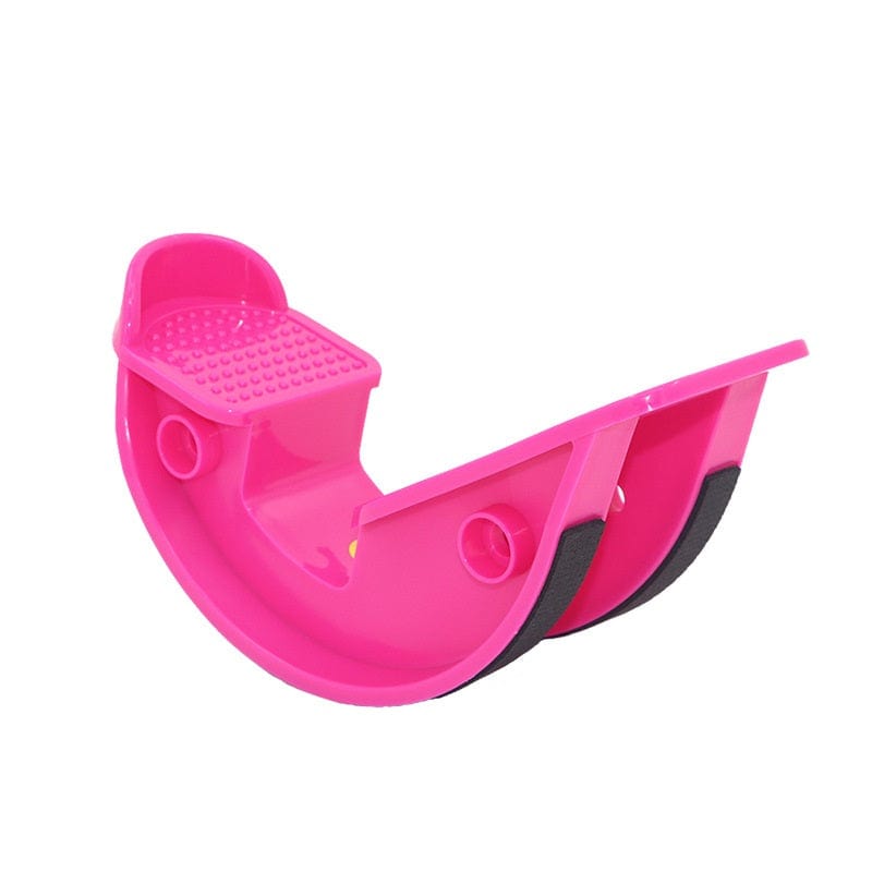 The Ultimate Rocking Calf Stretcher Rose red