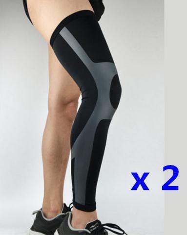 Professional Long Compression Knee Sleeve for the best knee protection - ALLRJ