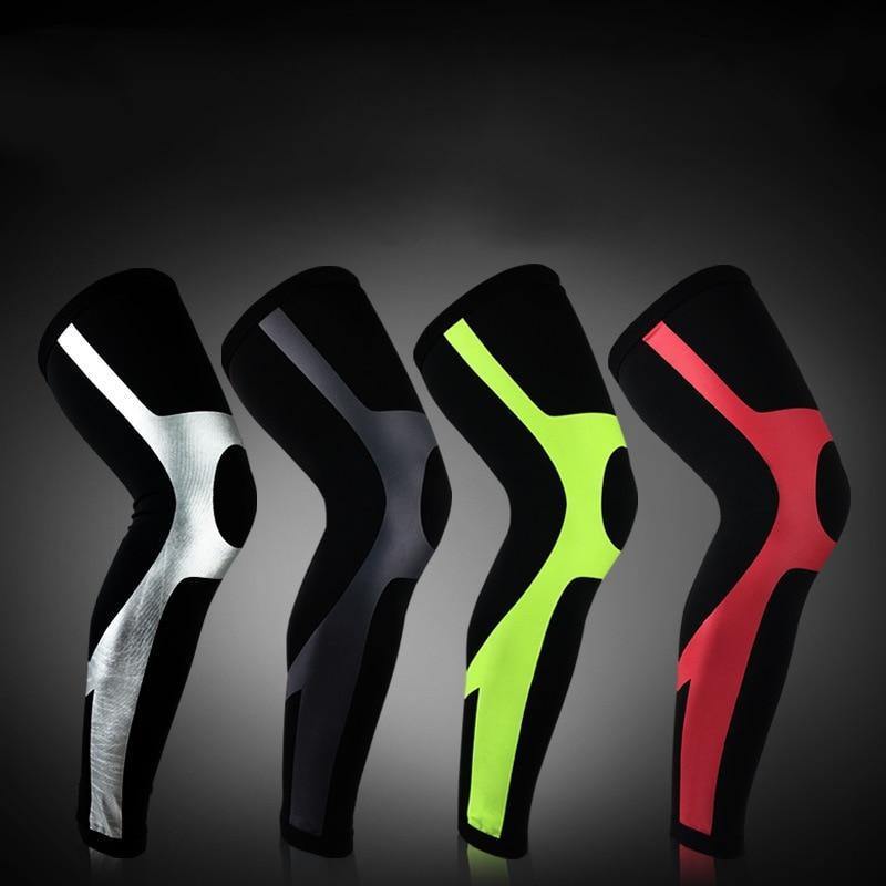 Professional Long Compression Knee Sleeve for the best knee protection - ALLRJ