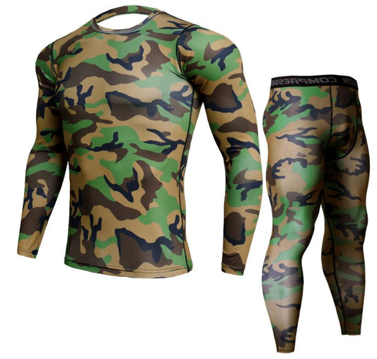 Mens legging & Long sleeve T Shirt Set - ALLRJ