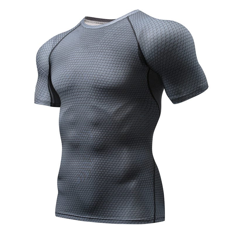 Allrj Men’s compression sports shirt Black