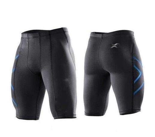 ALLRJ compression tights Blue / Man / 2XL ALLRJ QUICK-DRYING COMPRESSION SHORTS FOR MEN