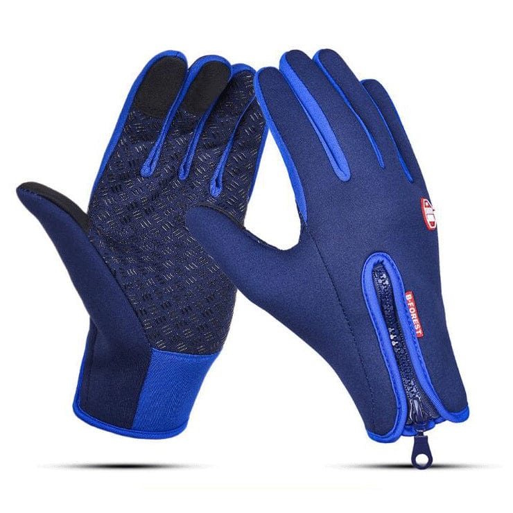 Touchscreen winter thermal gloves Dark Blue L