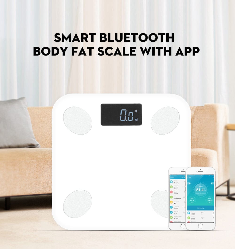 Smart Bluetooth weight scale White