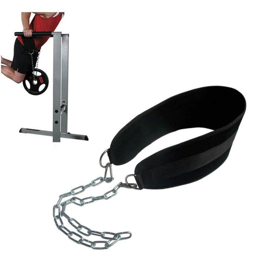 Adjustable Bodybuilding Dip Belt - Get Horseshoe Triceps