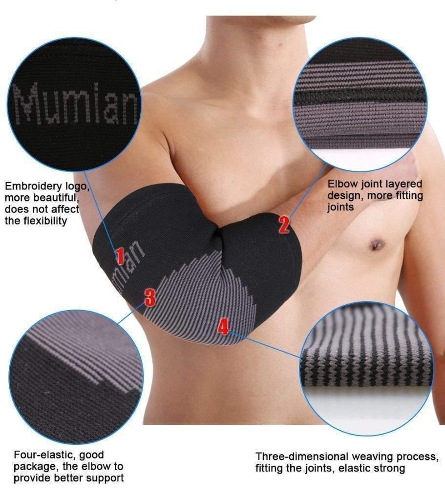 3D Stretch Elbow Brace Pad