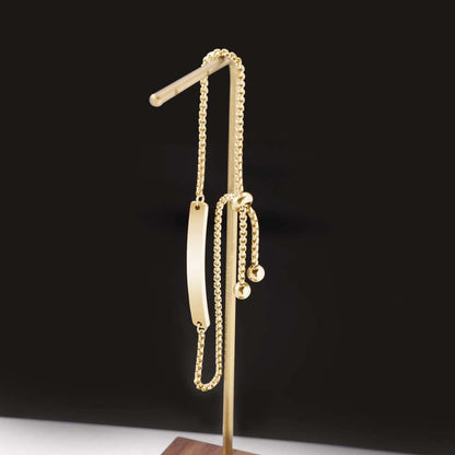 Allrj Engraved ID Bar Bracelet - ALLRJ