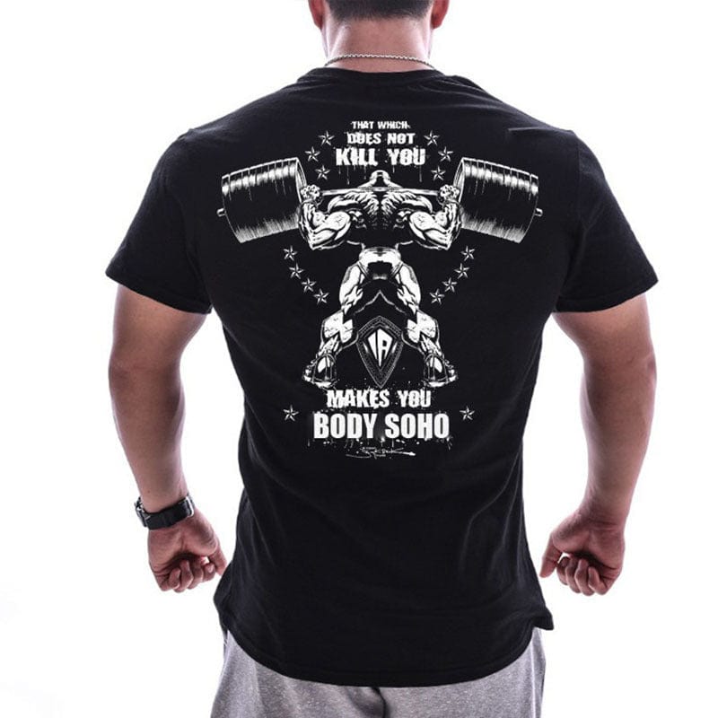 Muscle bro tshirt 2Black