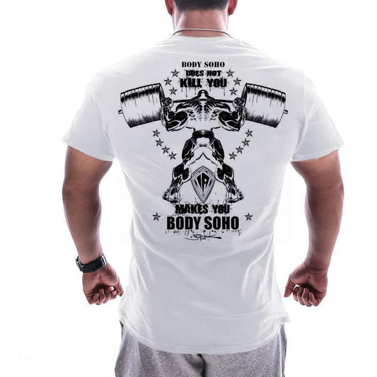 Muscle bro tshirt 2White