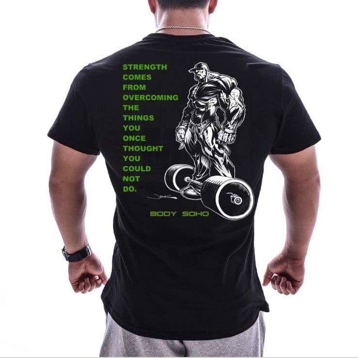 Muscle bro tshirt 8Black