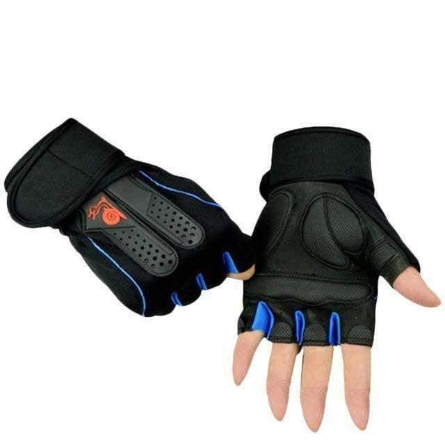Premium Pro Gym Gloves blue